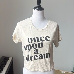 WILDFOX Once Upon a Dream Cream Graphic Tee